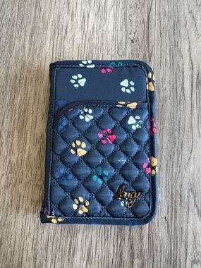 Lug- Pilot Passport Wallet- Paws Navy